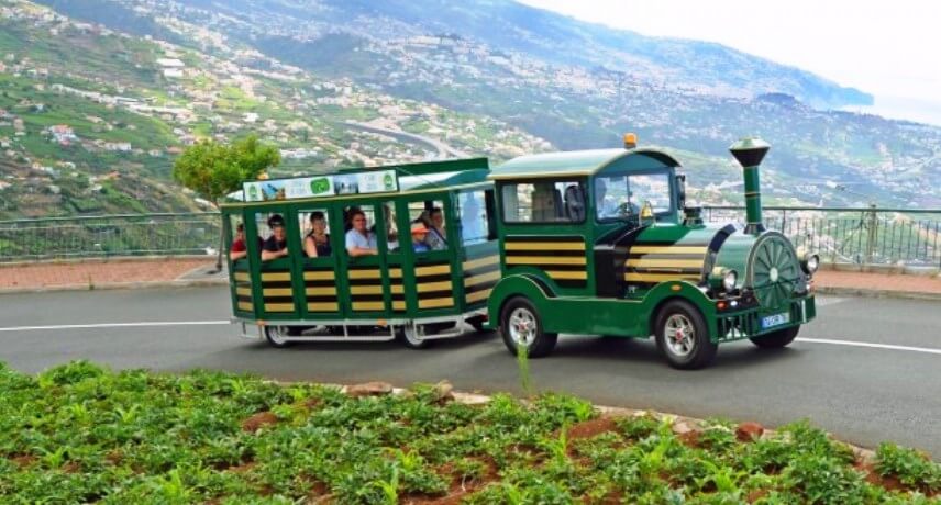 Things to do in Madeira Island with Kids - green train